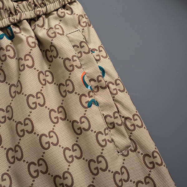 ブランドハーフパンツ素材ディテール